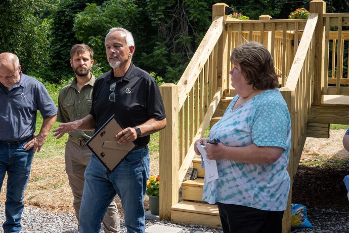 Homeowner Renee prepares to receive new home