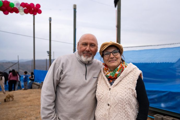 Pastor and his wife in Chile