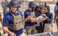 Samaritan's Purse distributing in Gaza