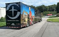 U.S. Disaster Relief Unit #3 departed Wilkesboro, North Carolina, the evening of August 12 en route to flooded Milwaukee County, Wisconsin.