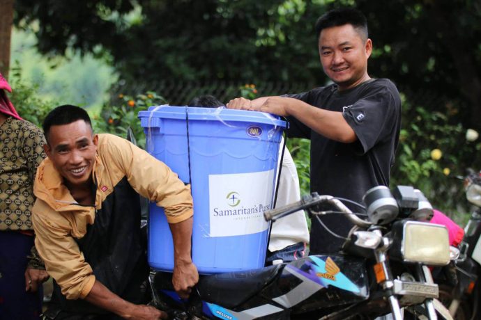 Our relief kits give families the basic necessities to cook, clean, and stay safe as they begin the road to recovery.