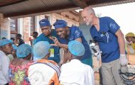 Medical professionals from multiple countries joined the cataract mission in Isiro, Democratic Republic of the Congo.
