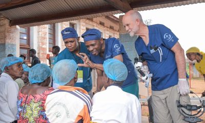 Medical professionals from multiple countries joined the cataract mission in Isiro, Democratic Republic of the Congo.