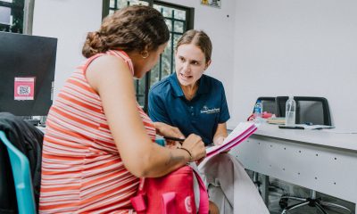 While providing comprehensive, excellent medical care to mothers in need, Samaritan's Purse staff at our mobile medical unit in Colombia also take time to show God's love to each patient.
