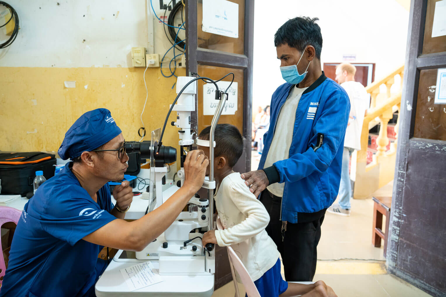 Doctors and nurses leave behind successful practices to provide life-changing surgeries on hundreds of cataract patients around the world.