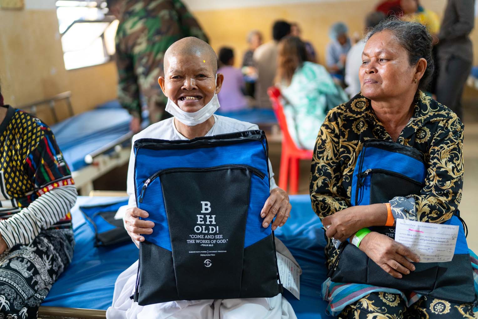 Torn was blessed by the kindness of God's people providing compassionate quality care to help her see again.