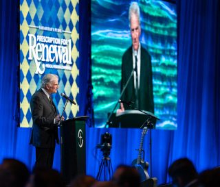 Samaritan's Purse President Franklin Graham addresses attendees at the 2025 Prescription for Renewal Conference.