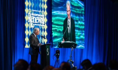 Samaritan's Purse President Franklin Graham addresses attendees at the 2025 Prescription for Renewal Conference.