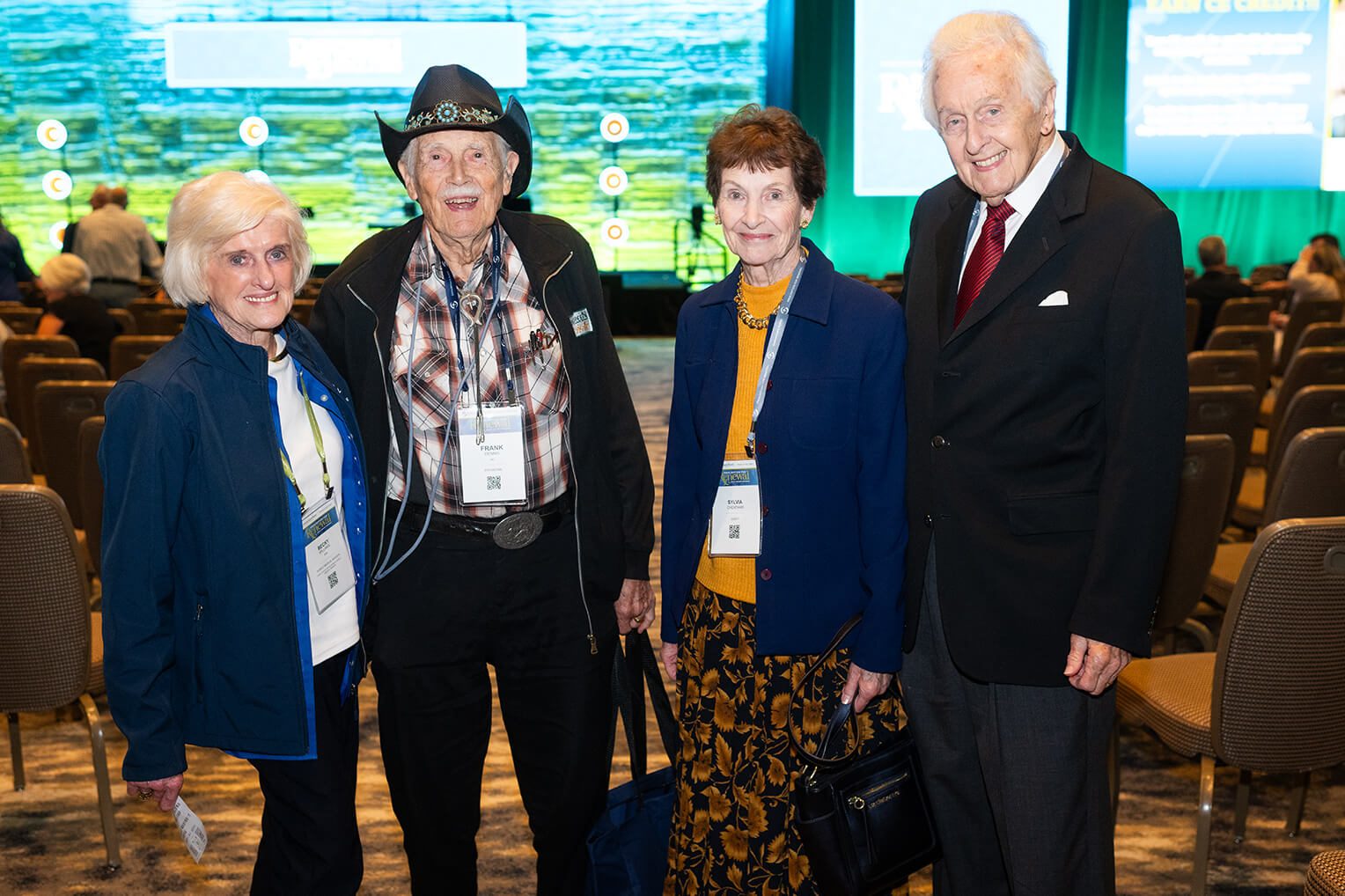 Becky Williams, Frank Dennis, Sylvia and Dr. Mel Cheatham