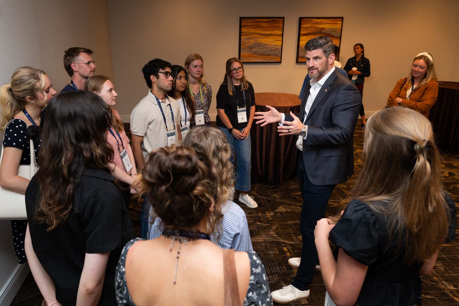 Samaritan's Purse COO Edward Graham spent time encouraging students—the next generation to carry the torch of medical missions.