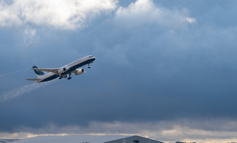Plane taking relief to Jamaica