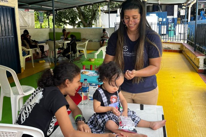 For the first time in a while, Sofia and her daughter could relax and recover, knowing they were safe at the Samaritan's Purse shelter.