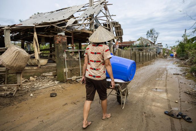 Typhoon Bualoi is the latest storm to hit Vietnam this year, unleashing torrential downpour that flooded entire cities in the central region of the country.