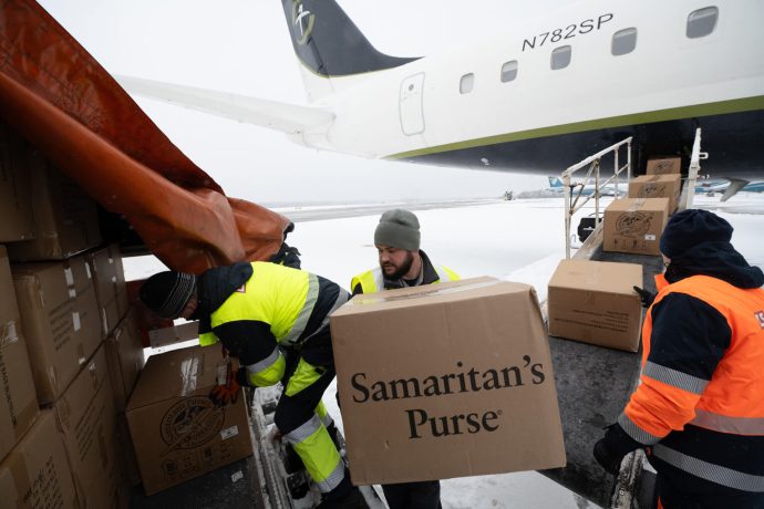 The 200 millionth Operation Christmas Child shoebox gift arrived in Poland via the DC-8 aircraft in 2022, and eventually made its way to the arms of a little girl displaced by war in Ukraine. 