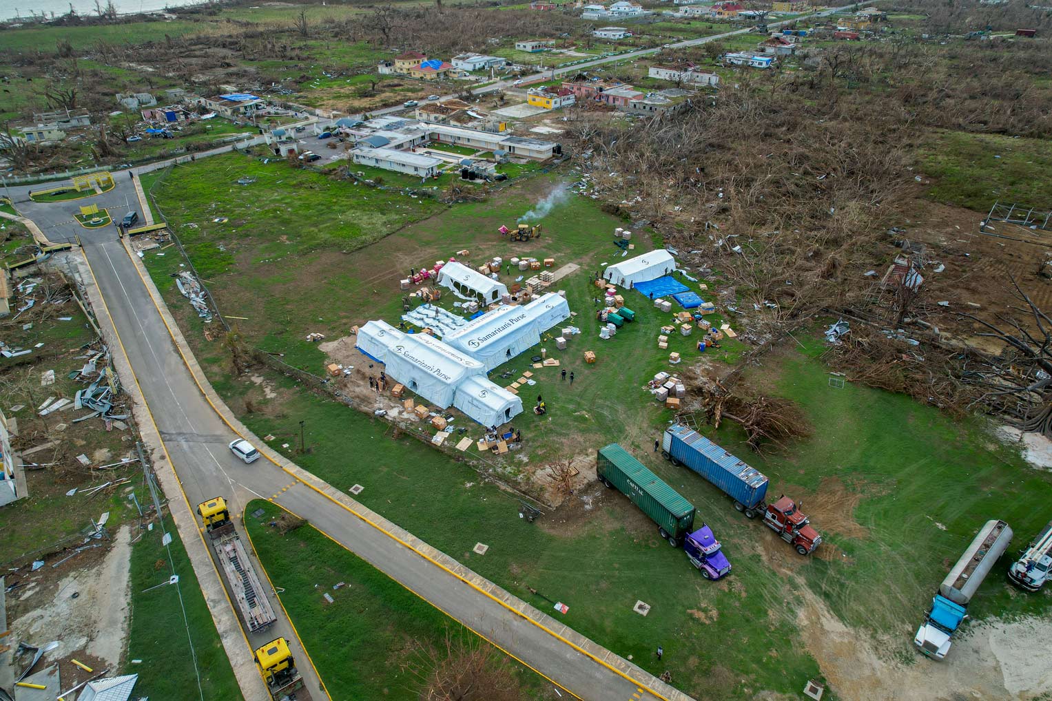 The Samaritan’s Purse Emergency Field Hospital in Black River, Jamaica, is up and running to provide much-need medical care in the wake of Hurricane Melissa.