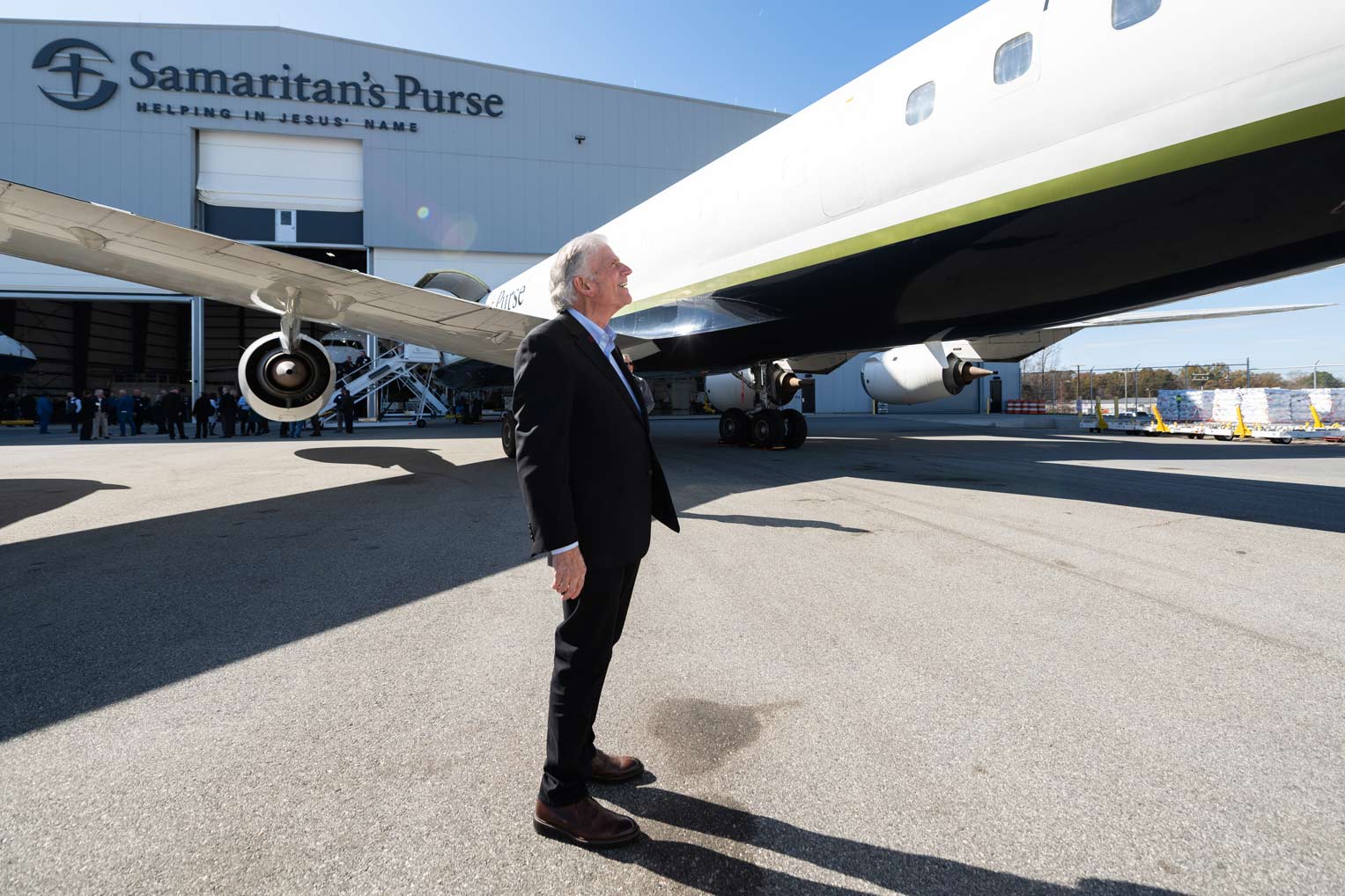 Franklin Graham celebrates the remarkable years of service of the Samaritan’s Purse DC-8 and the opportunities God has given Samaritan's Purse through the 767 and other aircraft in our fleet.