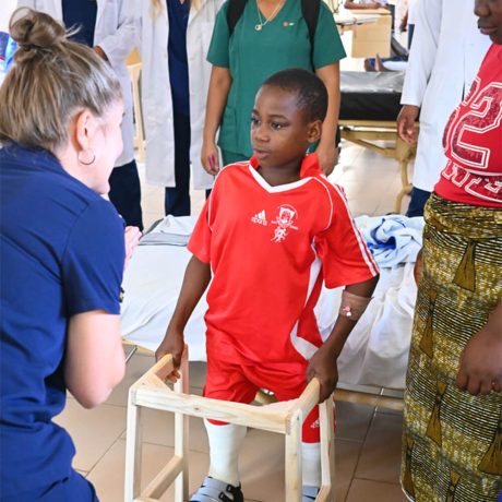When he heals, Amos can't wait to play soccer again–now with straight legs. 