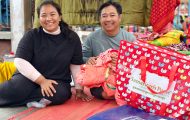 Lam and his wife are among the thousands of Cambodians to receive aid from Samaritan's Purse after violent conflict forced them to flee their homes.