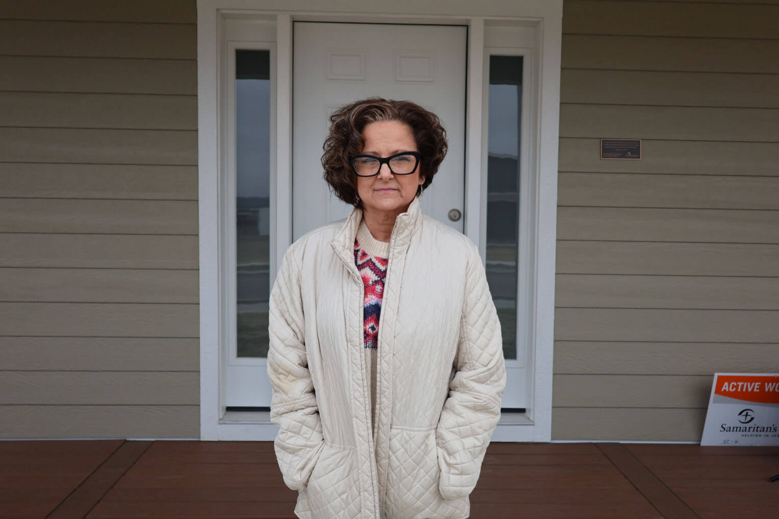 Lora Honeycutt was among homeowners to receive their house "PAID IN FULL."