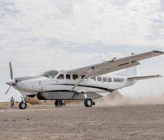 Samaritan's Purse Caravan plane in South Sudan.