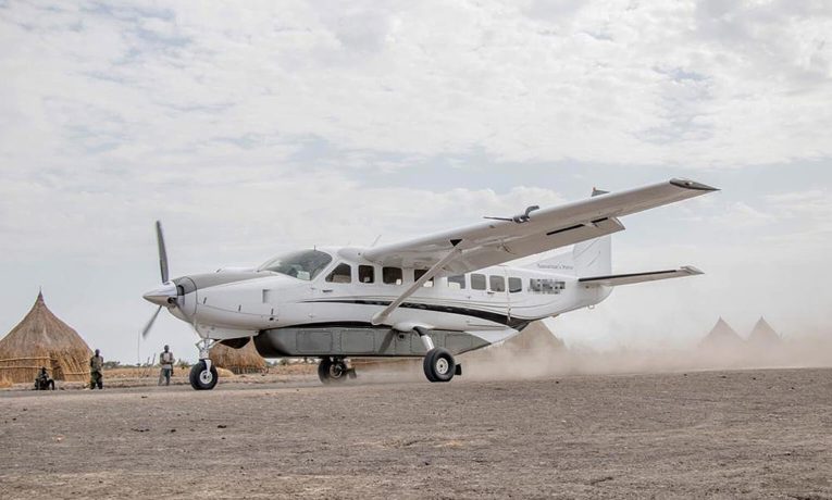 Samaritan's Purse Caravan plane in South Sudan.