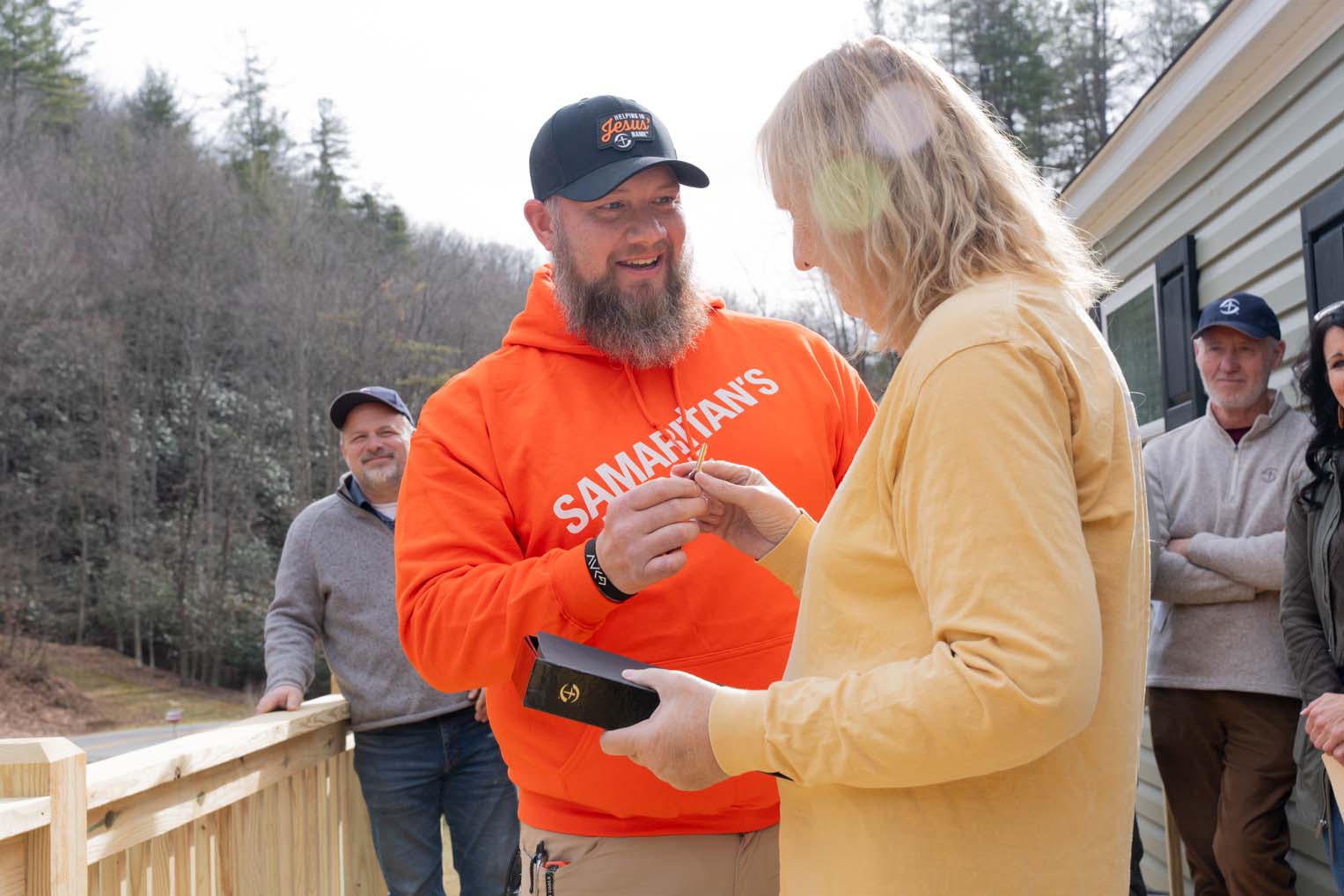 The key to Treva's new home unlocks the door into a new season of thanksgiving to God for His provision after Hurricane Helene.