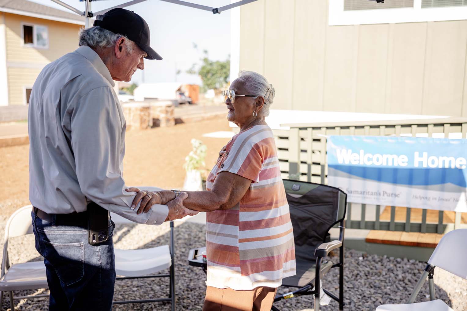 Aunty Keala expresses gratitude as she shares the story in the aftermath of the Lahaina fire.