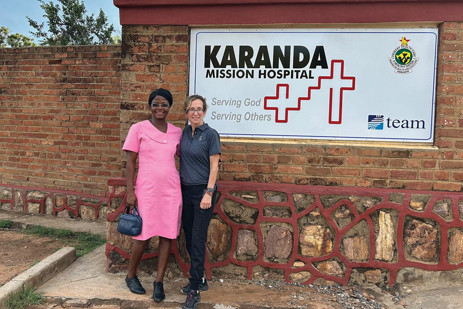 Hopkins trained local medical professionals in ultrasound technology. One of her students, Precious, was grateful for the lifelong gift of learning advanced skills.