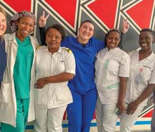 Mother-daughter nursing team Jody and Skylar Lund served in Rwanda with World Medical Mission.