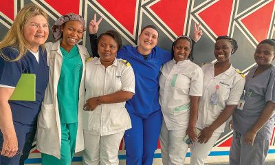 Jody y Skylar Lund, madre e hija que trabajan como enfermeras, prestaron sus servicios en Ruanda con World Medical Mission.