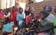 Mothers in Gety attend Samaritan's Purse health and nutrition screenings and training events. Our teams help prevent and treat acute malnutrition.