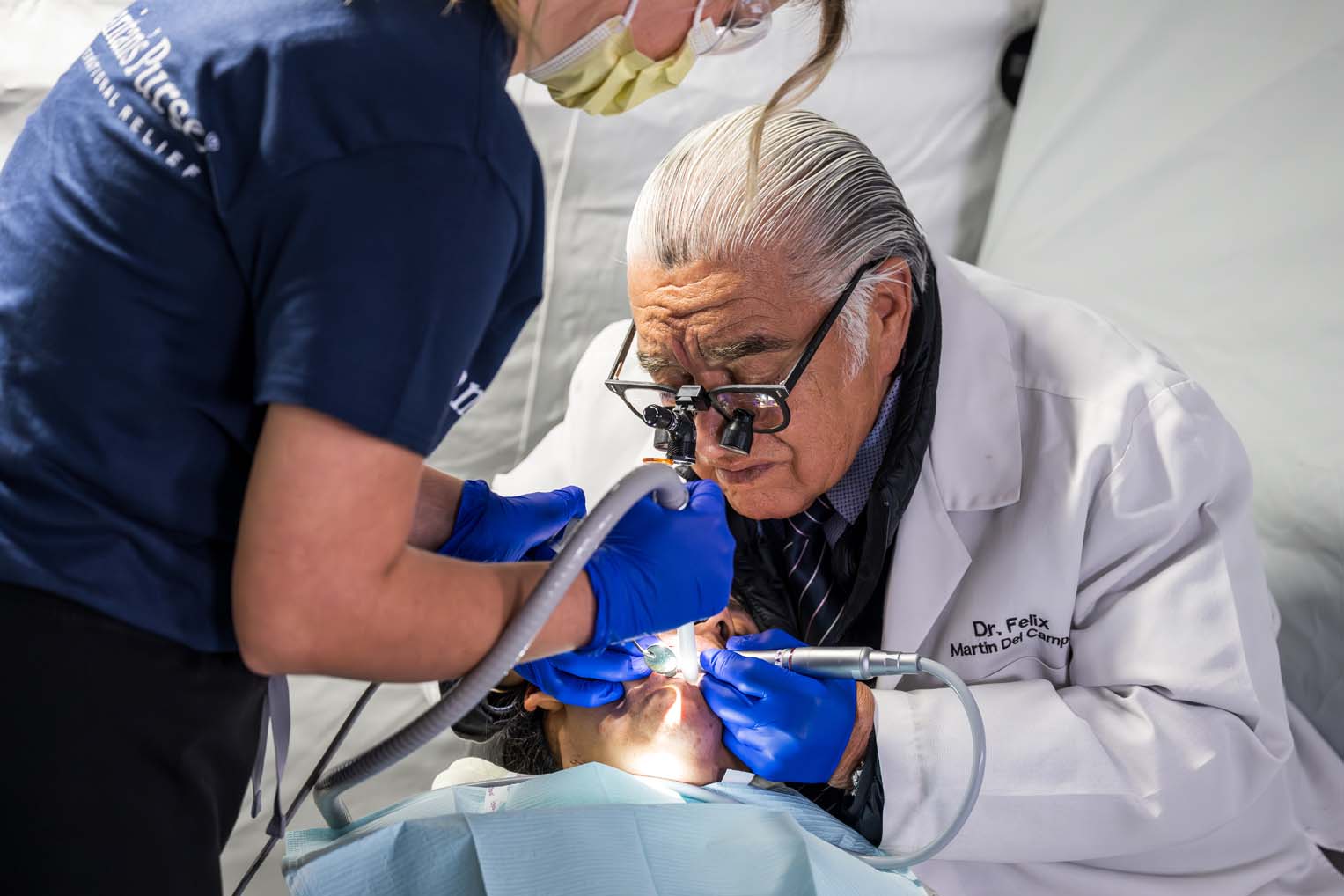 Dentist Felix Martin del Campo has served with Samaritan's Purse multiple times helping people in need receive dental care.