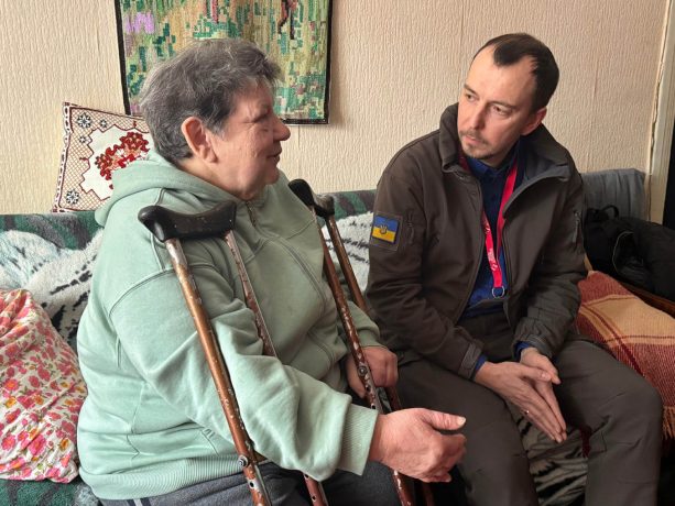 chaplain encourages Maria