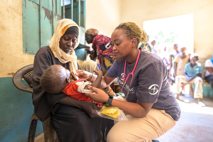 Mercy asks for prayer as she and her team work tirelessly in Sudan. "We daily work in very harsh conditions, so please pray for God to strengthen us," she said. 