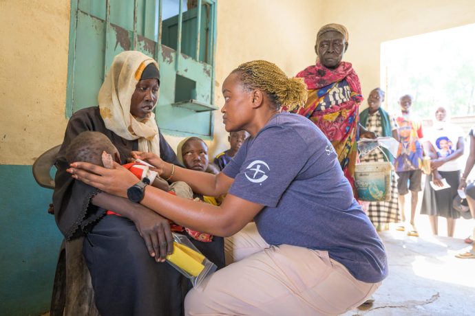 In late 2024, Samaritan's Purse revitalized and equipped Katcha Hospital so that the facility could treat the influx of sick and weary people flooding into the region. 