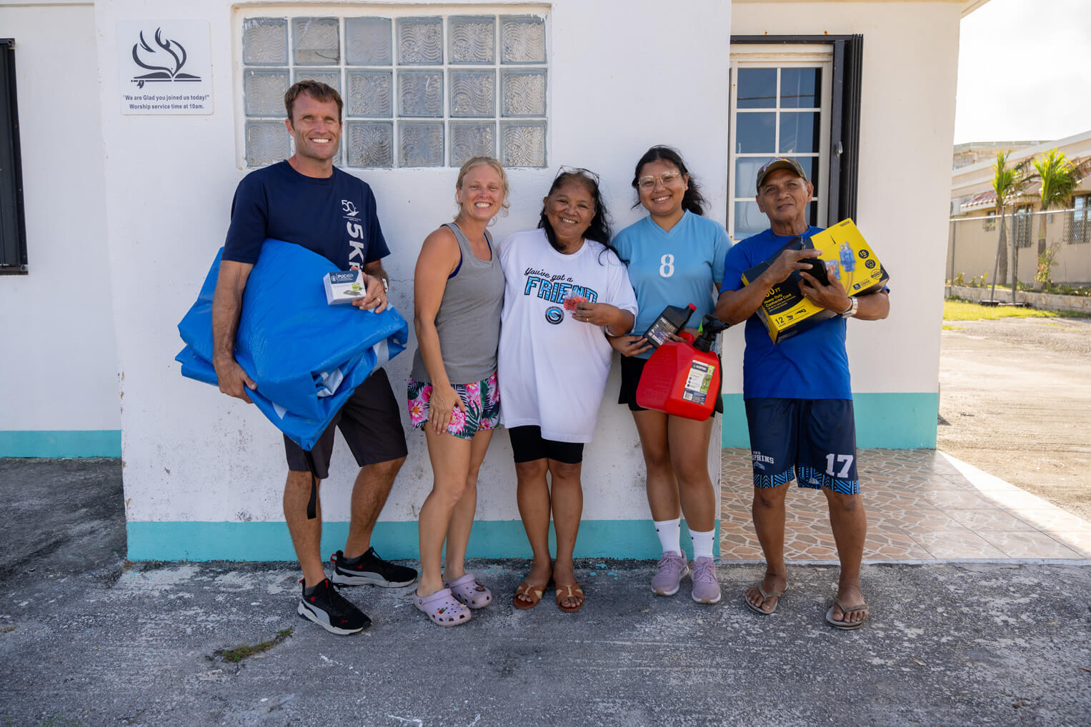 Islanders Look to God After Typhoon Destruction