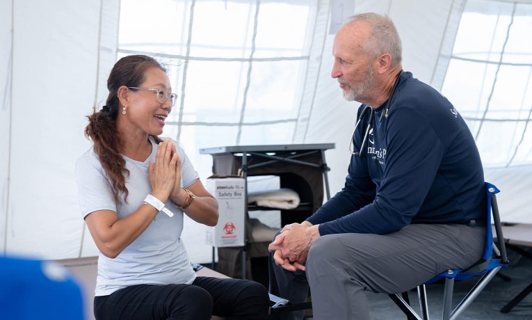 Jesus' Name is being proclaimed to the storm-weary islanders of Saipan and Tinian through the work of Samaritan's Purse.