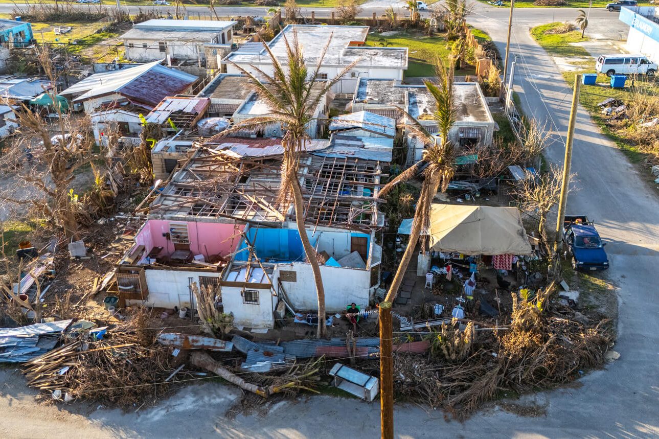 Super Typhoon Sinlaku was a Category 5 storm with wind speeds up to 185 mph when it hit the Northern Mariana Islands on April 14. It destroyed homes and vital infrastructure on the islands.