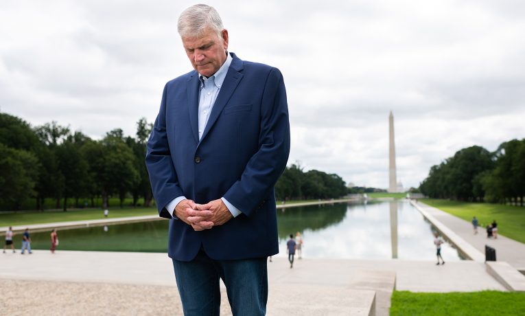 Franklin Graham will lead a time of prayer July 4, 2026, in Washington D.C.