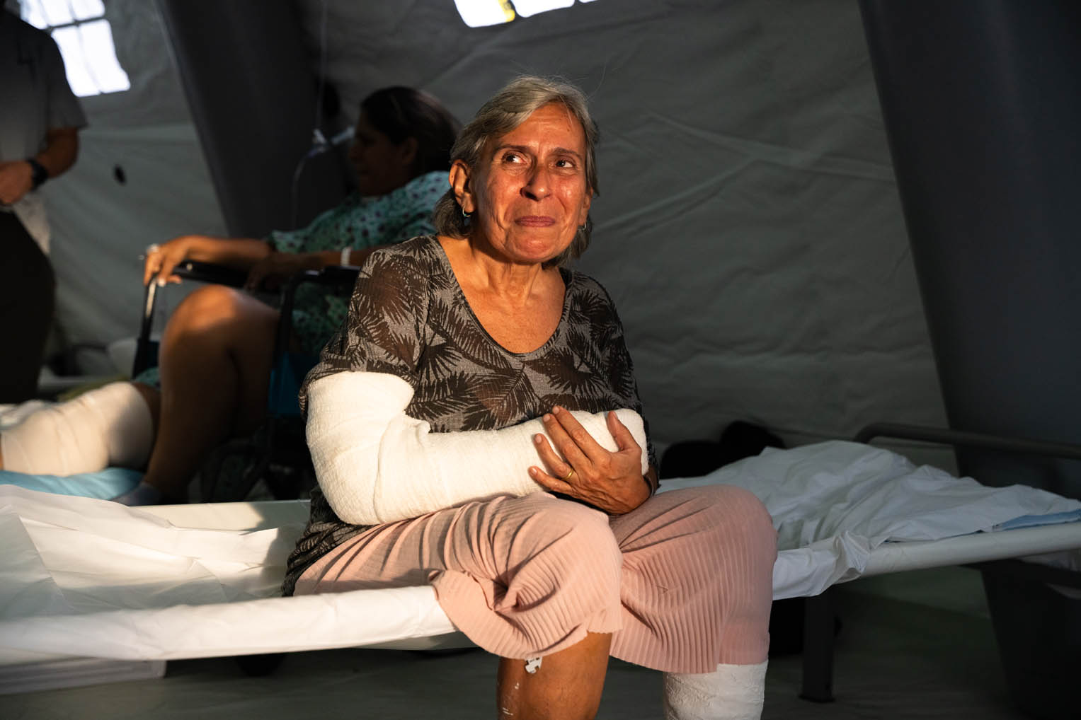Maritza came to the field hospital distraught by what had happened to her city. She was able to walk out hopeful and encouraged.