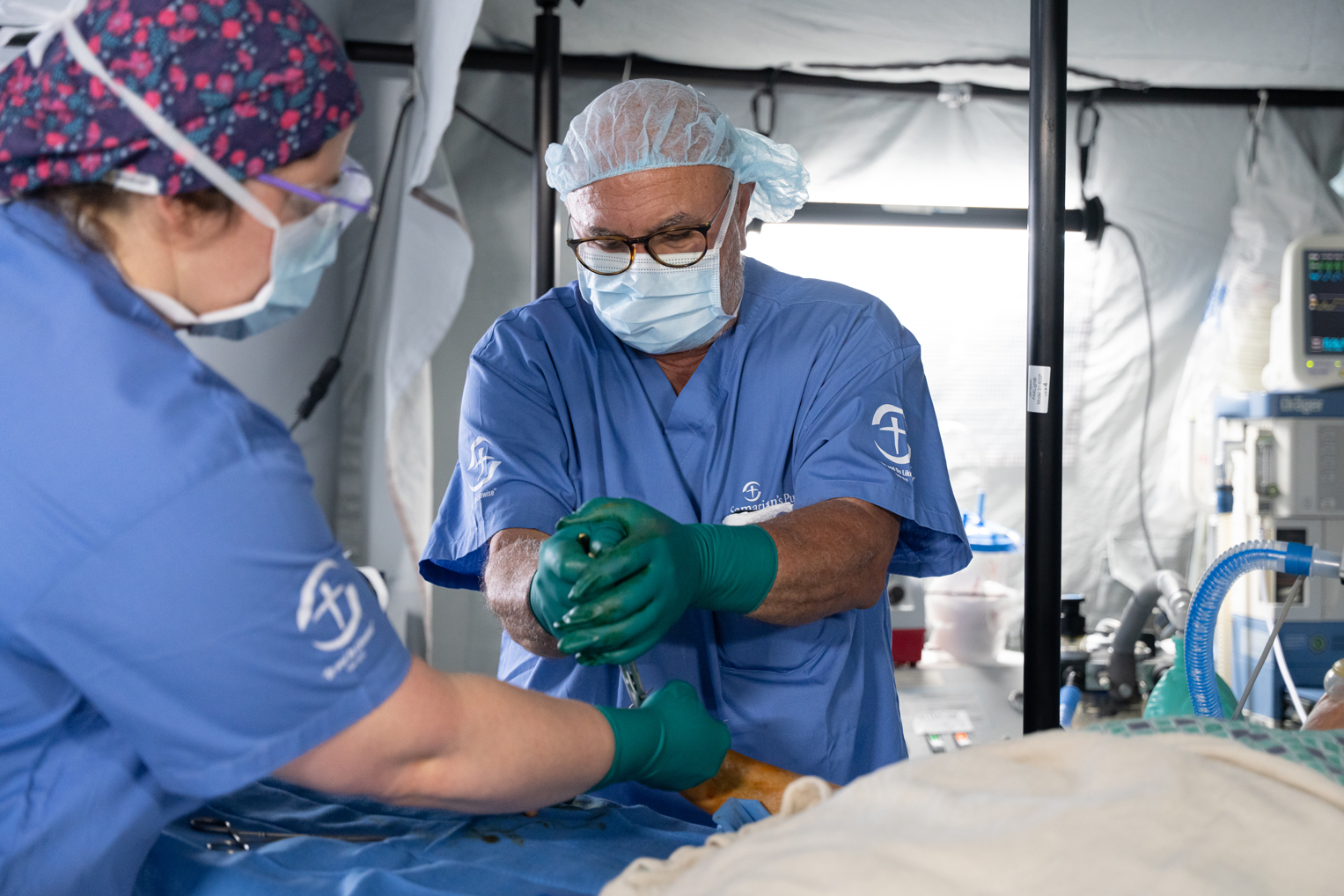 Maritza required orthopedic surgery at our Emergency Field Hospital. Other medical facilities were overwhelmed by injured survivors.
