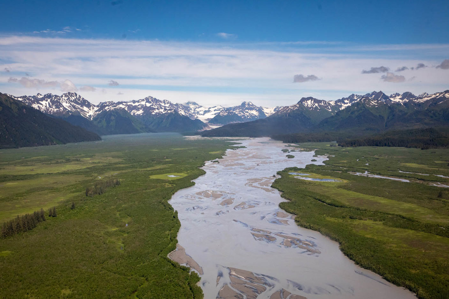 Cordova sits near the mouth of the Copper River.