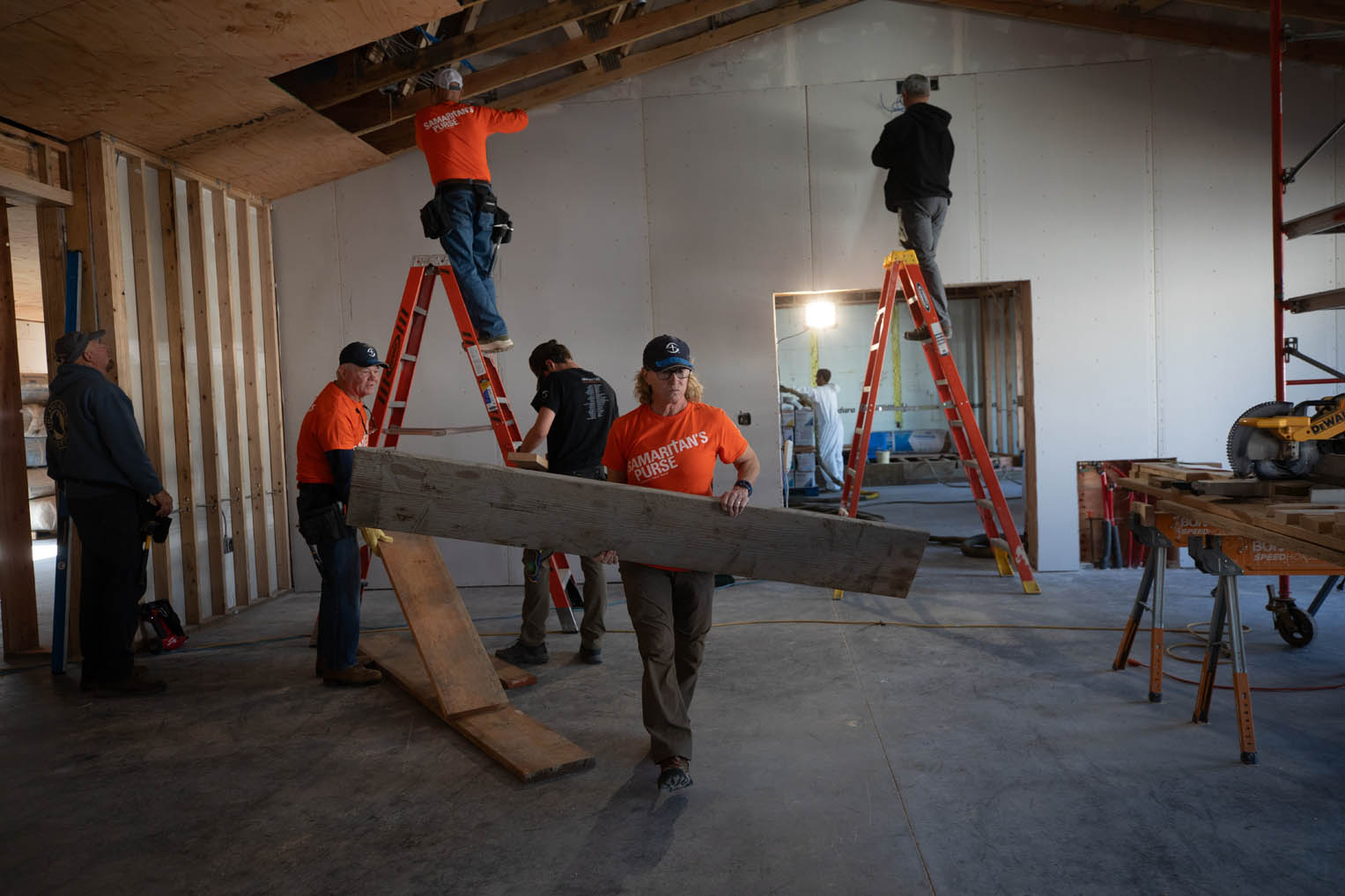 Volunteers from all over the United States spend weeks at a time in remote places like Cordova, building spaces designed to last through Alaska's extremes.