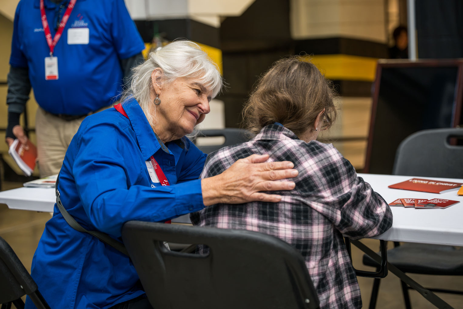 Billy Graham Chaplains were also on hand to provide encouragement from God's Word.