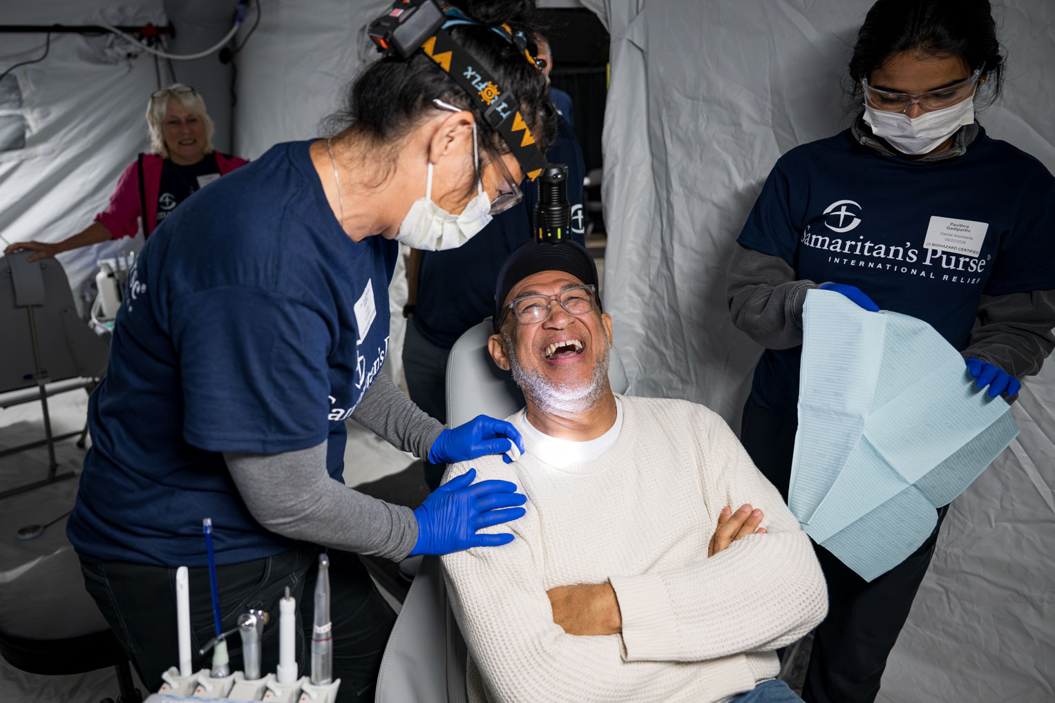 Oswaldo Bermudez had not had a cleaning in years because of challenges finding a provider.