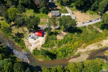 Mary and Tommy Mosses home was swept away by the Swannanoa River during Hurricane Helene in 2024.