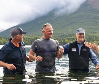 Doug celebrated his salvation in Jesus Christ during a special baptism ceremony.