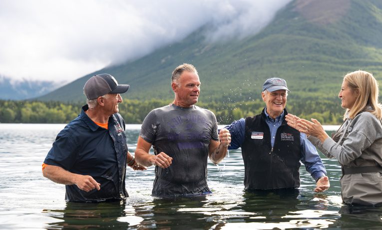 Doug celebrated his salvation in Jesus Christ during a special baptism ceremony.