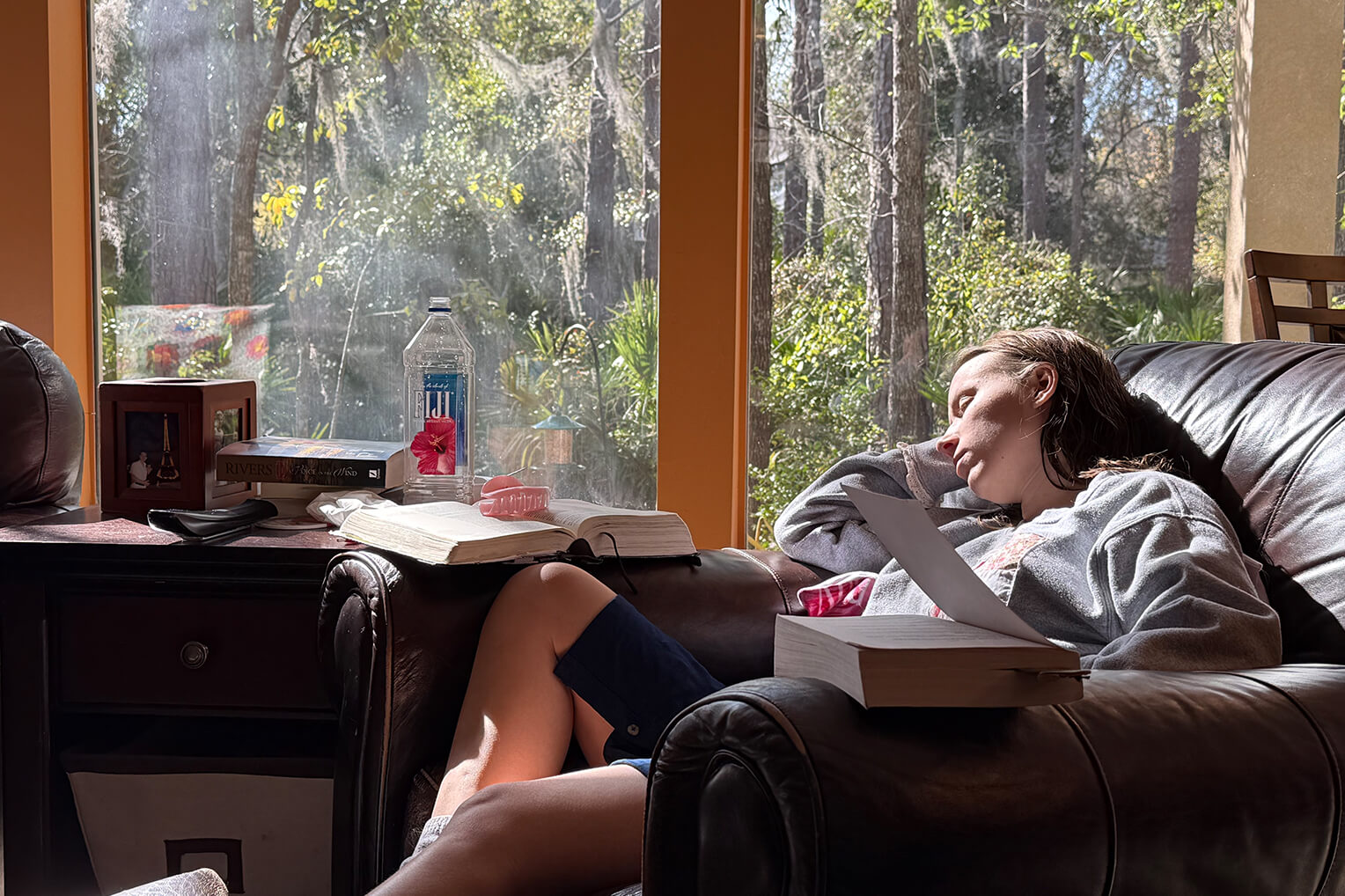 Though her sickness left her too weak to walk around her home, she spent her time diving deep into God's Word.