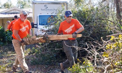 Los voluntarios de Samaritan's Purse trabajan en Florida y en Alabama tras el huracán Isaías.
